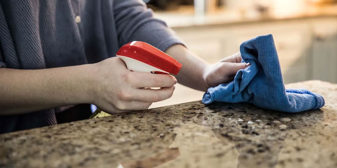 Best-Tips-For-Granite-Stone-Care Stay Away From Generic Cleaning Products